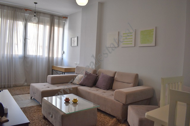 One bedroom apartment for rent in 4 Deshmoret Street, near the Selvia area of Tirana, Albania.
The 